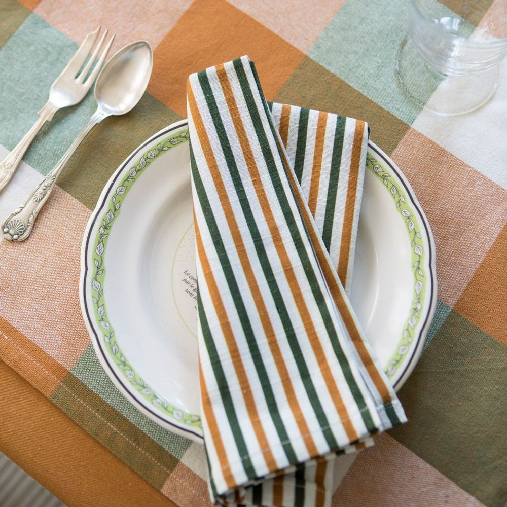 Serviettes - Serviette à Rayures - MAHE HOMEWARE