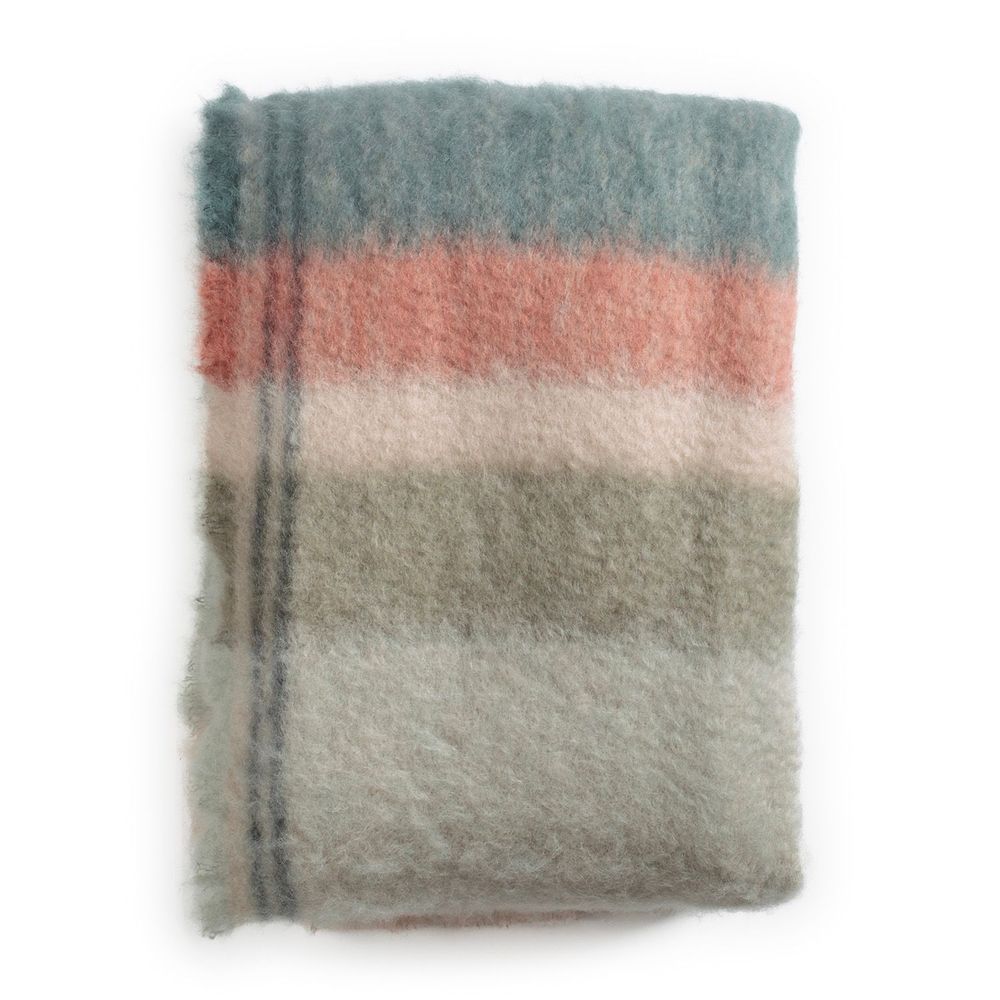 Throw blankets - Aodha plaid and bedspread - LE MONDE SAUVAGE BEATRICE LAVAL