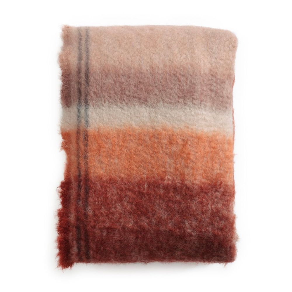 Throw blankets - Aodha plaid and bedspread - LE MONDE SAUVAGE BEATRICE LAVAL