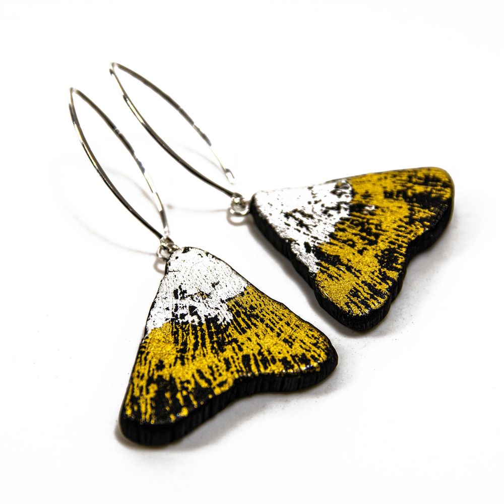 Jewelry - PALLA-EDO-KIN Earrings - CHARCOAL ESKIMEÏT