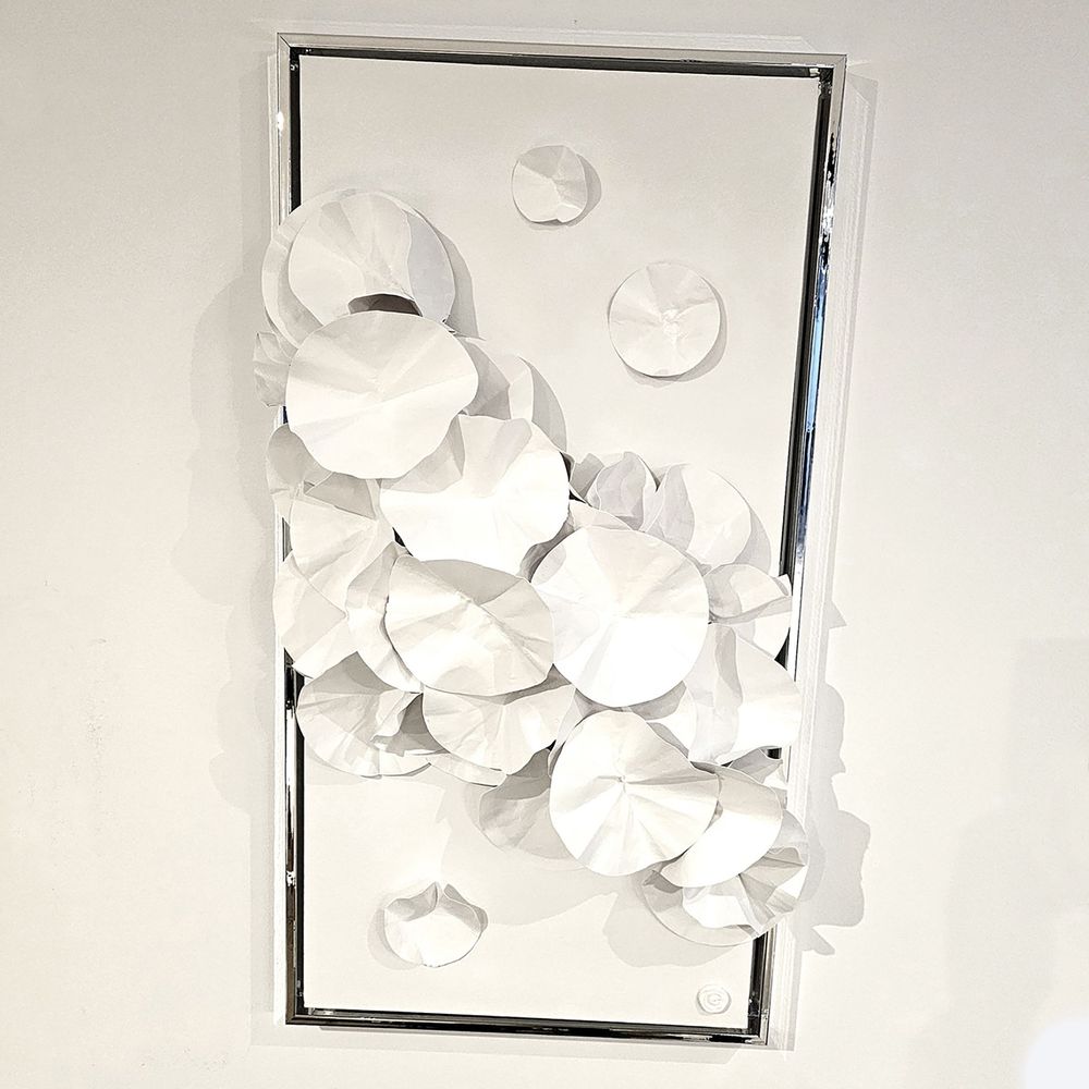 Fresques murales décoratives - Petit Matin 2 - Collection Nymphéas - VERONIQUE GUILLOU