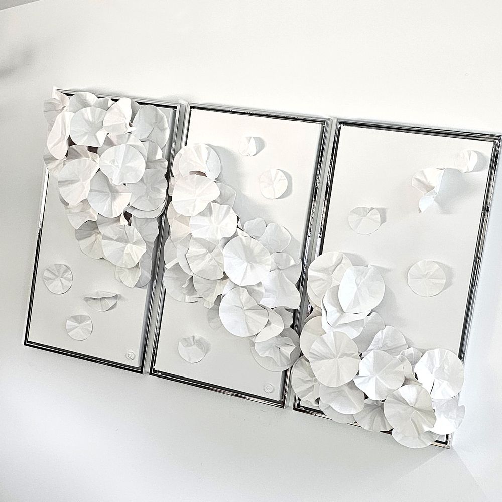 Fresques murales décoratives - Petit Matin 2 - Collection Nymphéas - VERONIQUE GUILLOU