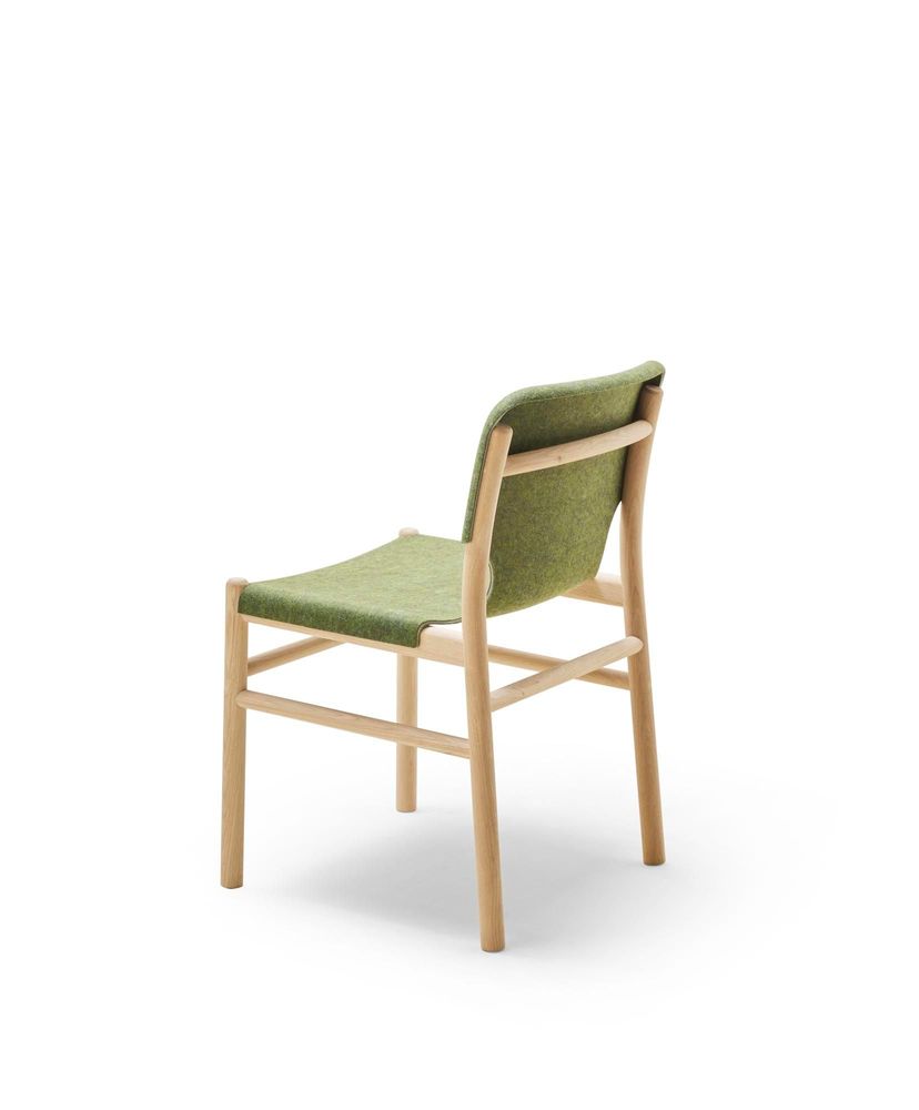Assises pour bureau - Chaise Xume en PET et bois de chêne - ALKI