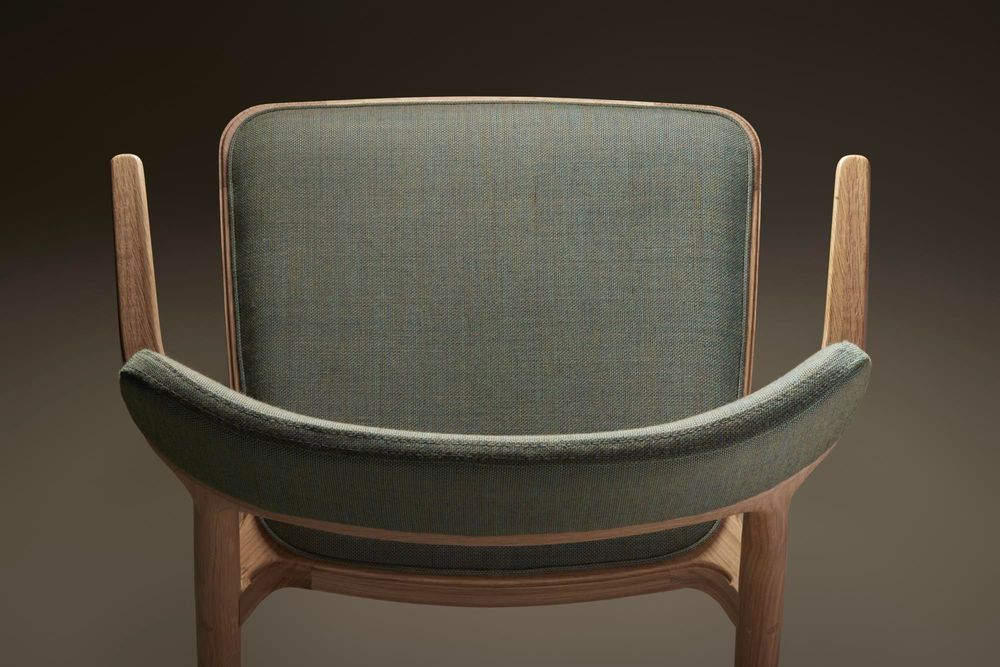 Assises pour bureau - Chaise Orria en bois de chêne - ALKI