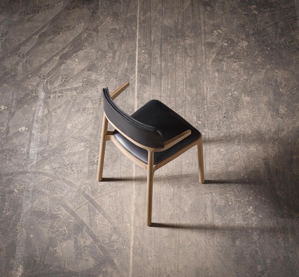 Assises pour bureau - Chaise Orria en bois de chêne - ALKI