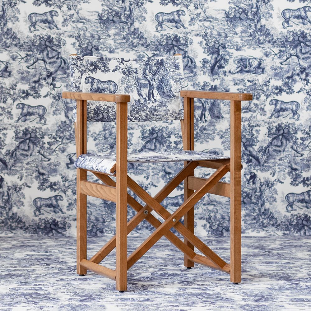 Lawn armchairs - Director's chair in F304 ash. - AZUR CONFORT