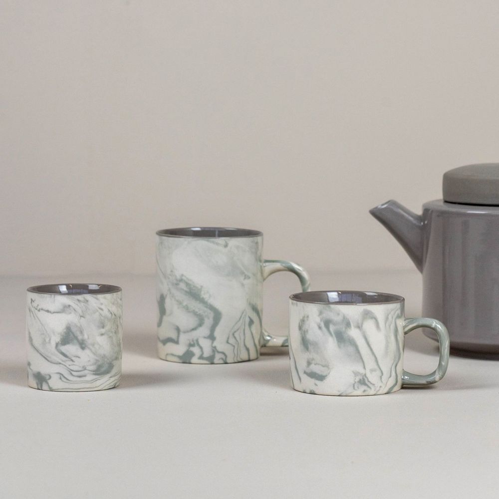 Mugs - Cup CYL marble stoneware - KINTA