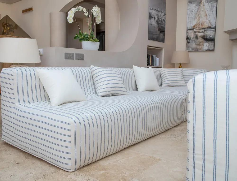 Canapés - Canapé intérieur modulable et déhoussable 4/5 places - MX HOME