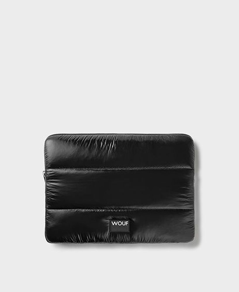 Clutches - Black Glossy Laptop Sleeve ♻️ - WOUF