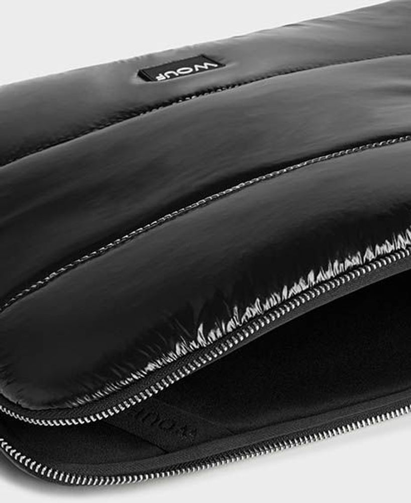 Clutches - Black Glossy Laptop Sleeve ♻️ - WOUF