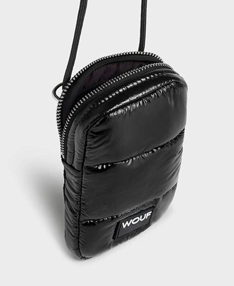 Travel accessories - Black Glossy Phone Bag ♻️ - WOUF