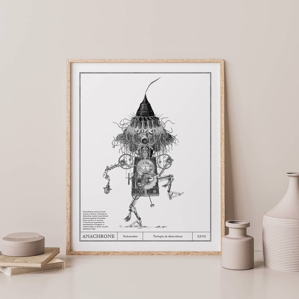 Affiches - Affiche d'artiste - Turlupin de désinvolture - ANACHRONES