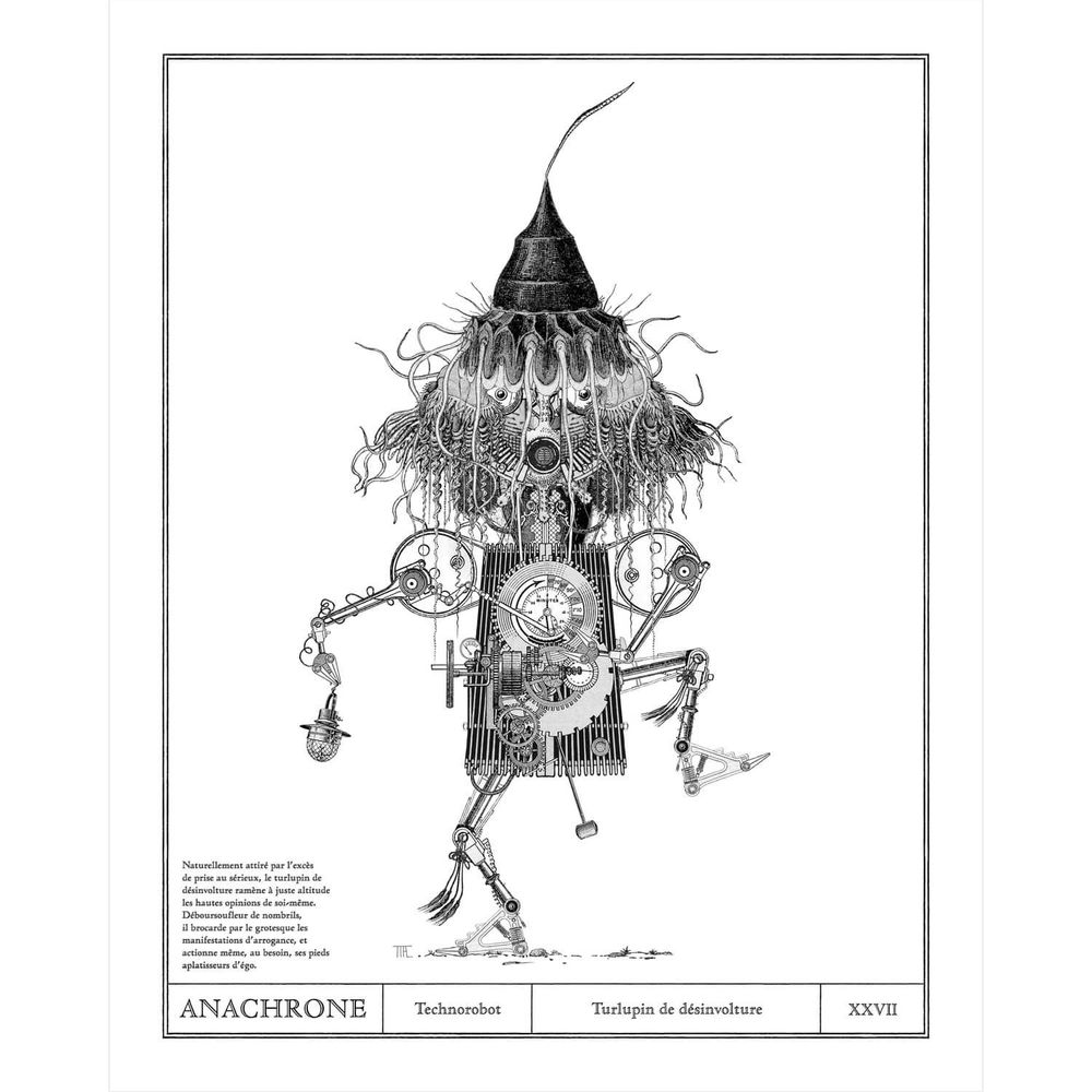 Affiches - Affiche d'artiste - Turlupin de désinvolture - ANACHRONES