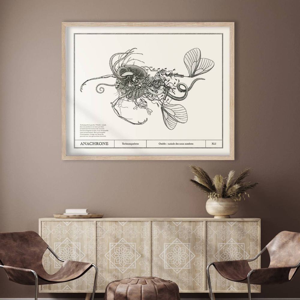 Affiches - Affiche d'art - Naïde des eaux sombres - ANACHRONES