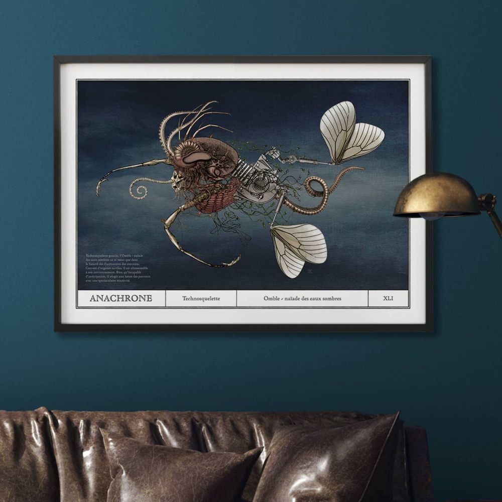 Affiches - Affiche d'art - Naïde des eaux sombres - ANACHRONES