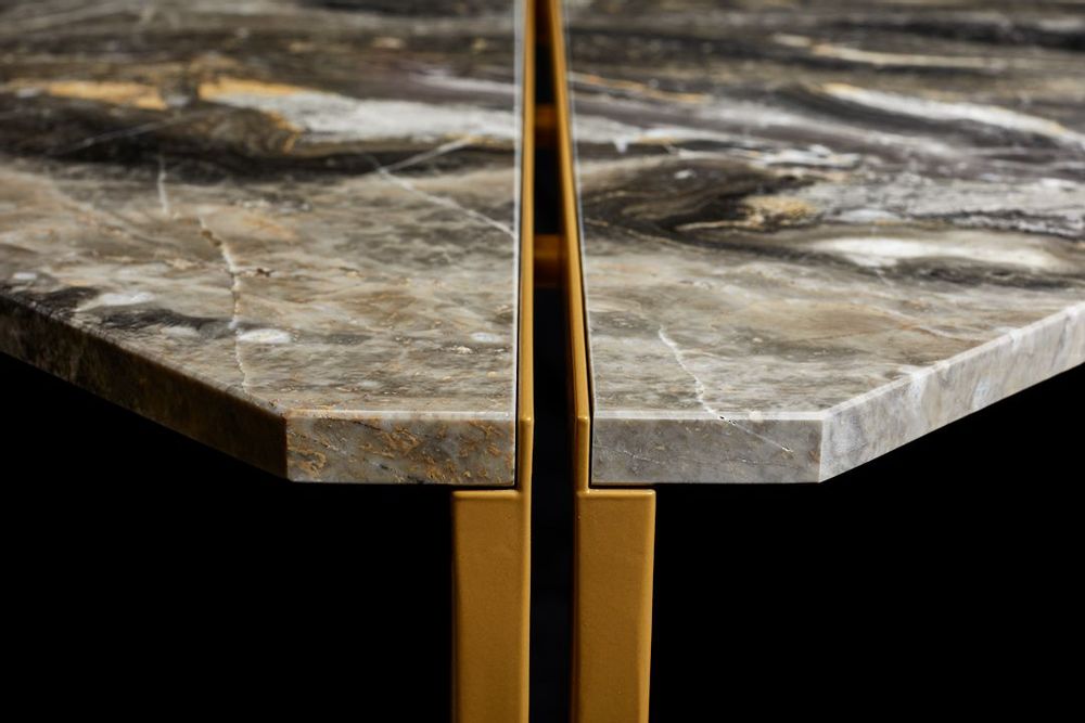 Dining Tables - Eklettico Dining Table - Gray - ATELIER PLUS MONTECARLO