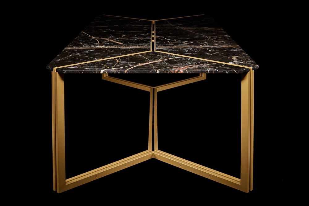 Dining Tables - Eklettico Dining Table - Brown - ATELIER PLUS MONTECARLO