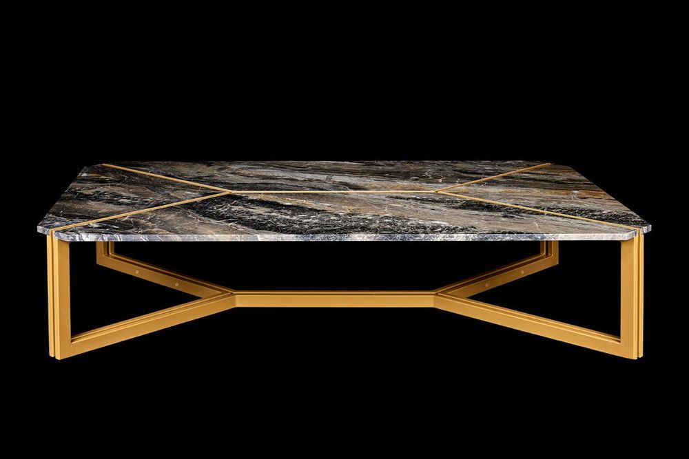 Coffee tables - Eklettico Coffee Table - Gray - ATELIER PLUS MONTECARLO