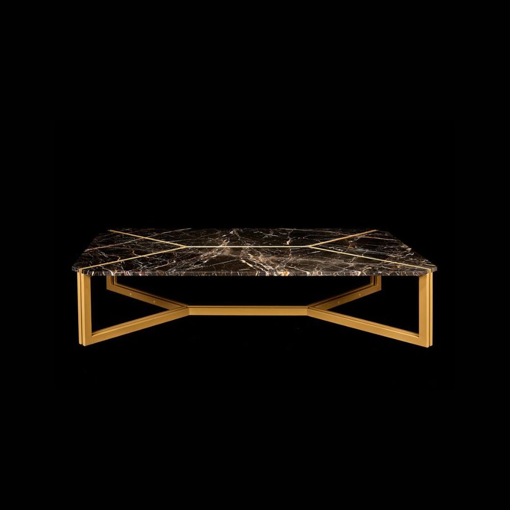 Tables basses - Eklettico Coffee Table Brown - ATELIER PLUS MONTECARLO