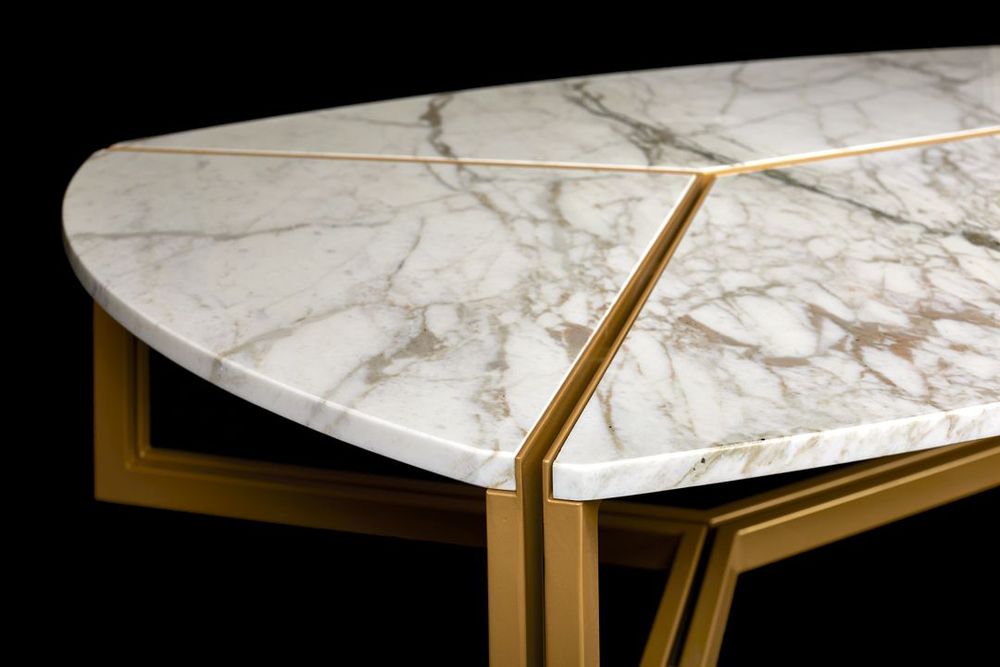 Coffee tables - Eklettica Coffee Table - Calacatta - ATELIER PLUS MONTECARLO