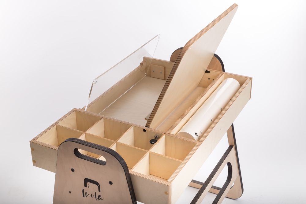 Desks - Adjustable Art Table and Chair Set Julle - LUULA