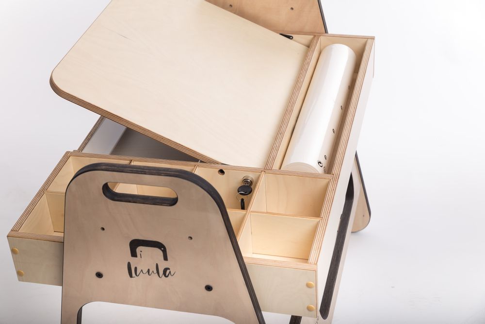 Desks - Adjustable Art Table and Chair Set Julle - LUULA