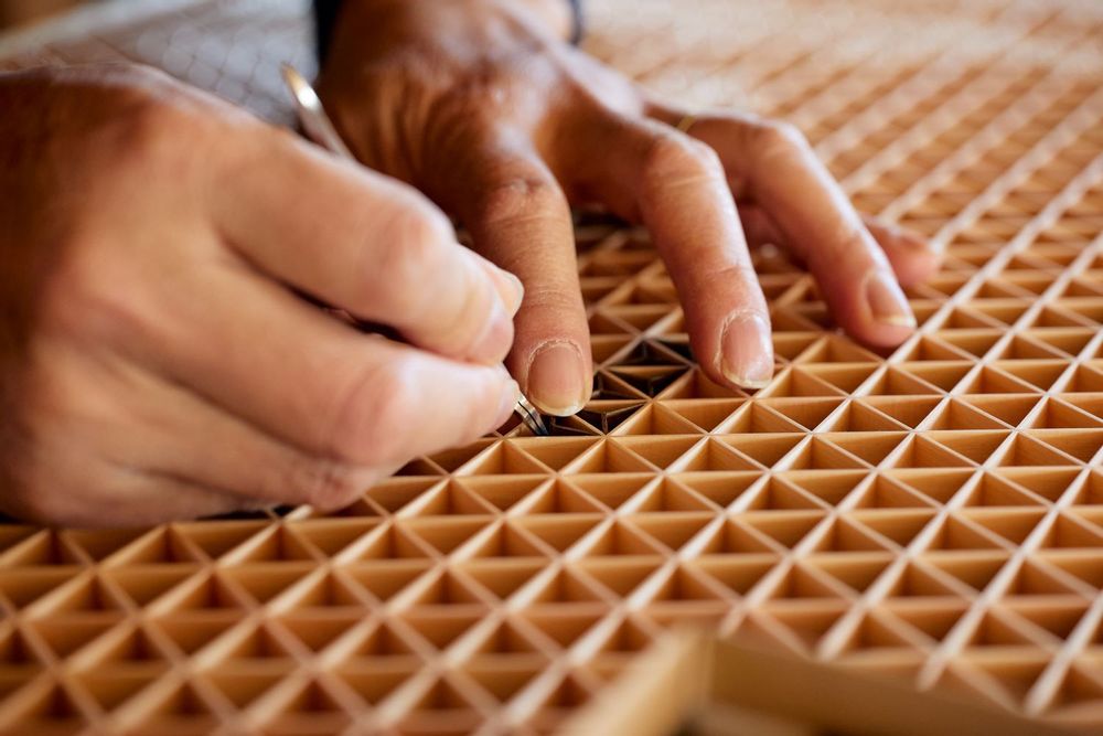 Partitions - Cherry blossoms by moonlight - SHIOZAWA KUMIKO