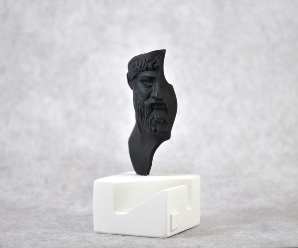 Sculptures, statuettes et miniatures - Titulaire de la carte, Statuette en bronze Jupiter. - MATTER.