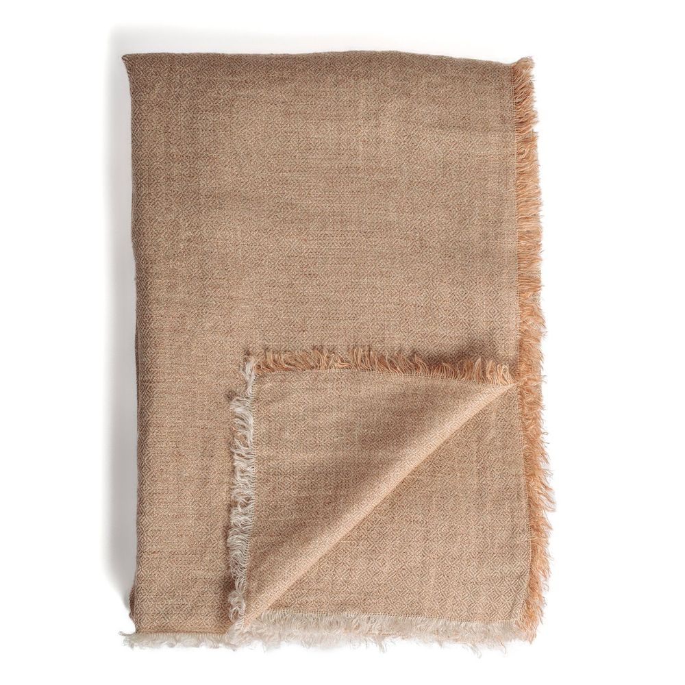 Plaids - Plaids en lin chevron - LE MONDE SAUVAGE BEATRICE LAVAL