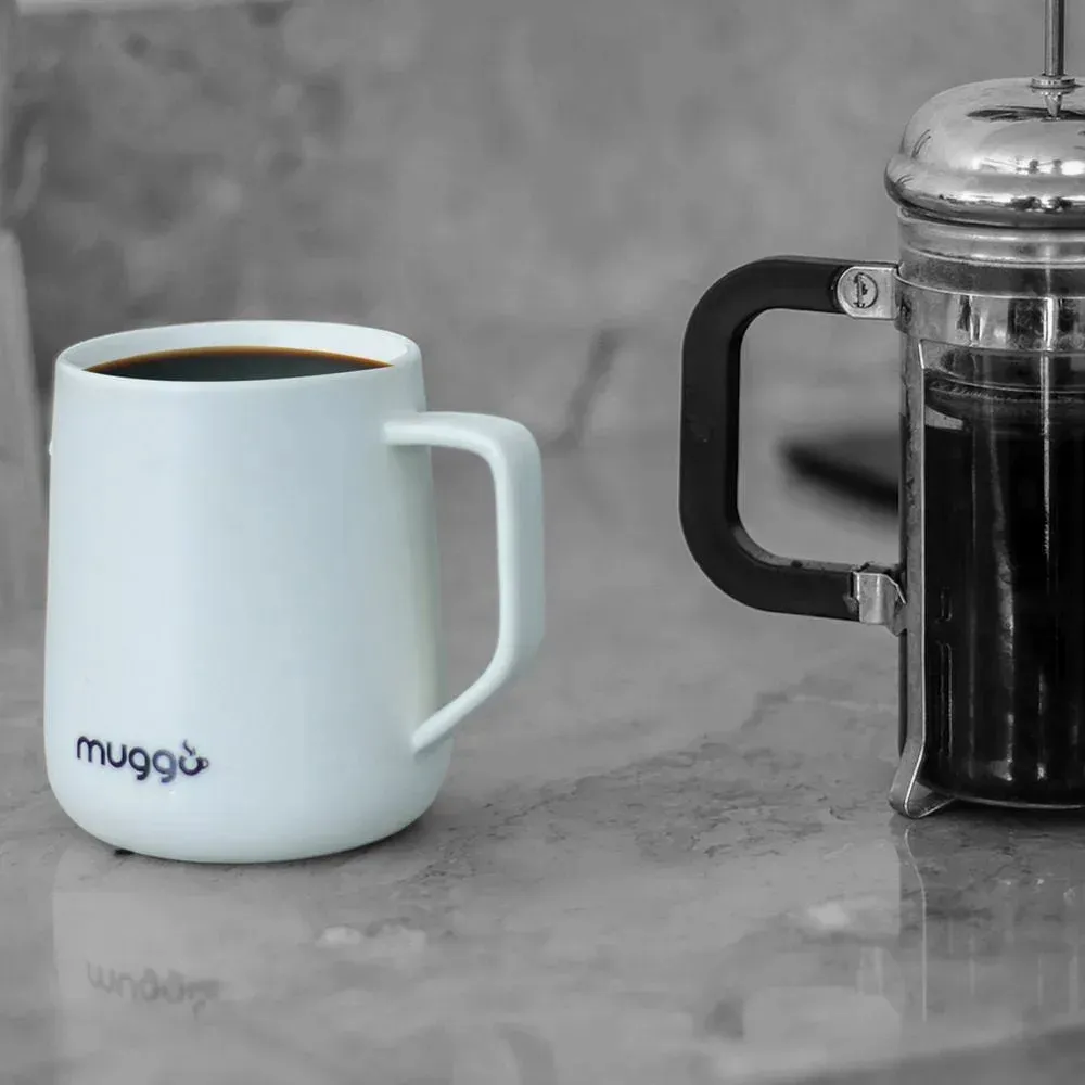 Autres fournitures bureau  - Muggo Volt grande tasse noir chargeur rapide téléphone garde café thé chaud - OUI SMART