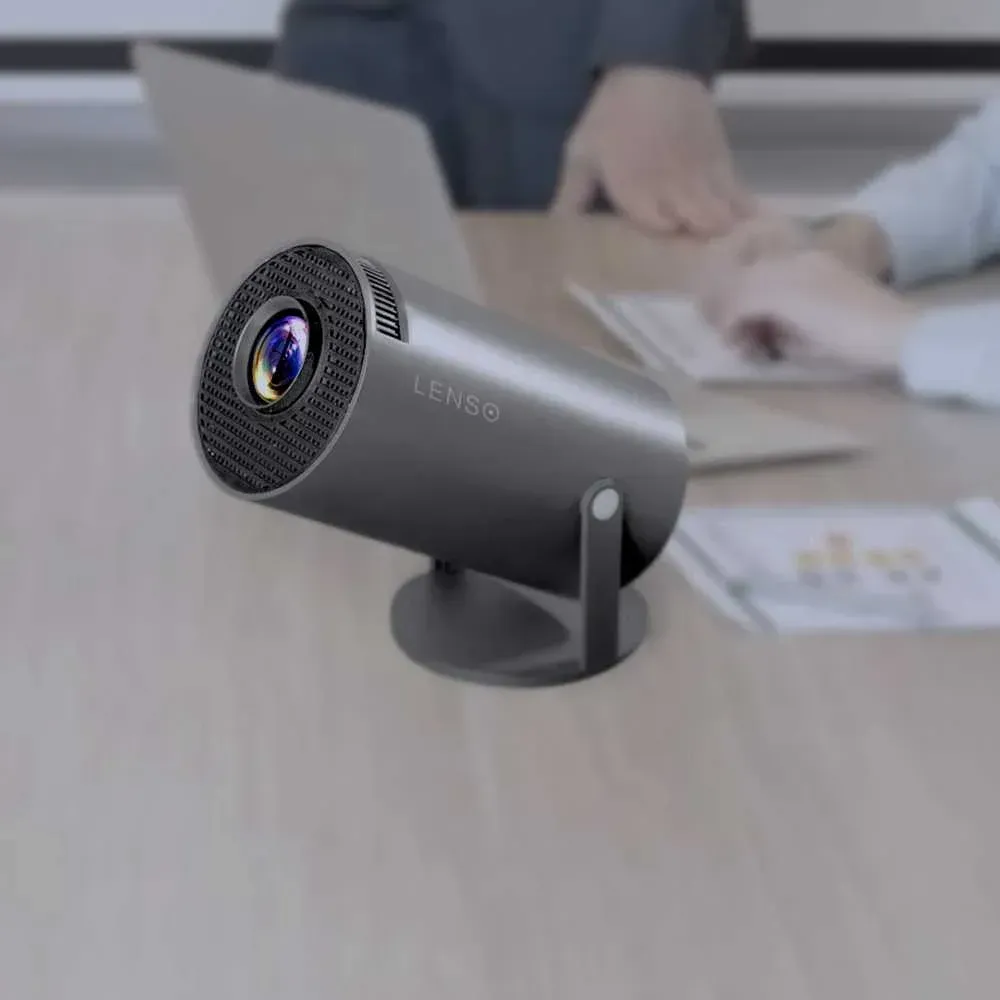 Office design and planning - Lenso Neptune projector video projector wall ceiling removable desk bedroom living room LCD Netflix - OUI SMART