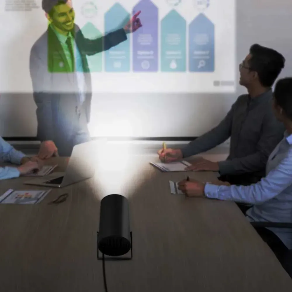 Office design and planning - Lenso Neptune projector video projector wall ceiling removable desk bedroom living room LCD Netflix - OUI SMART
