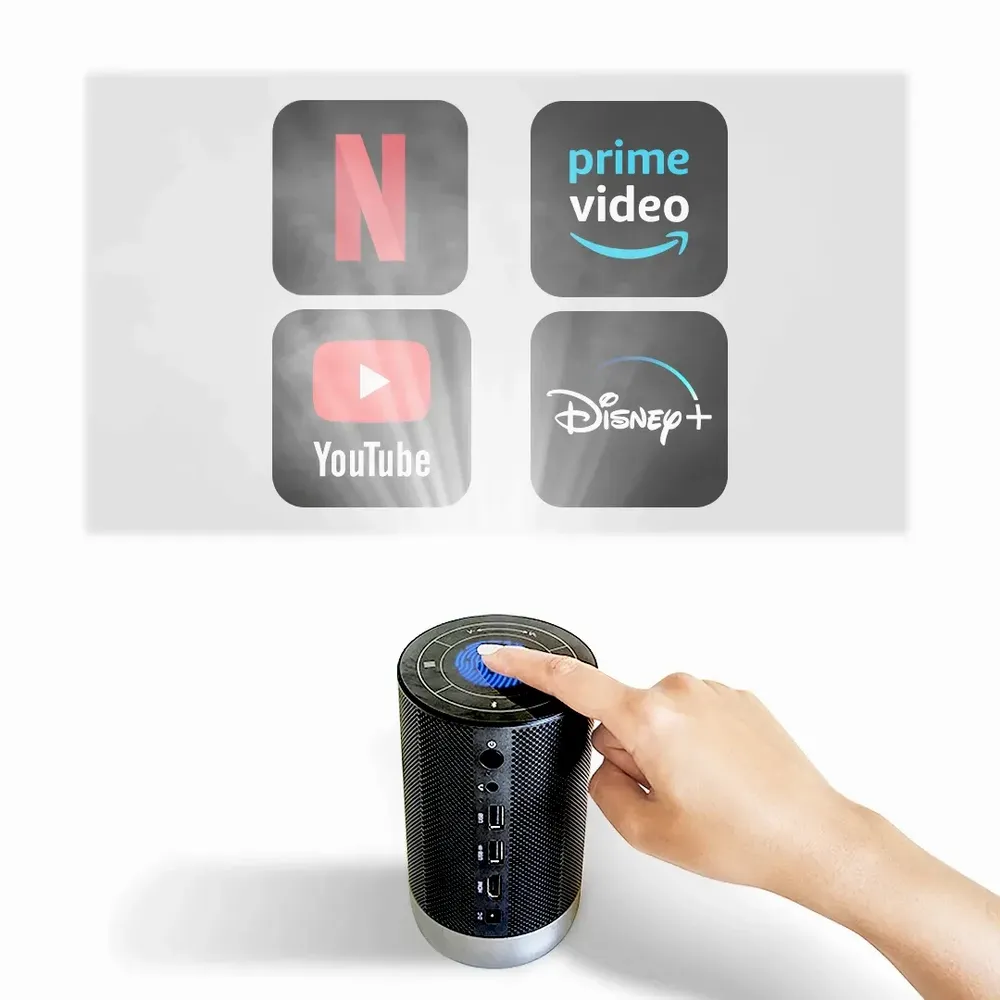 Cadeaux - Lenso Sil projecteur batterie film transportable chambre bureau professionnel - OUI SMART