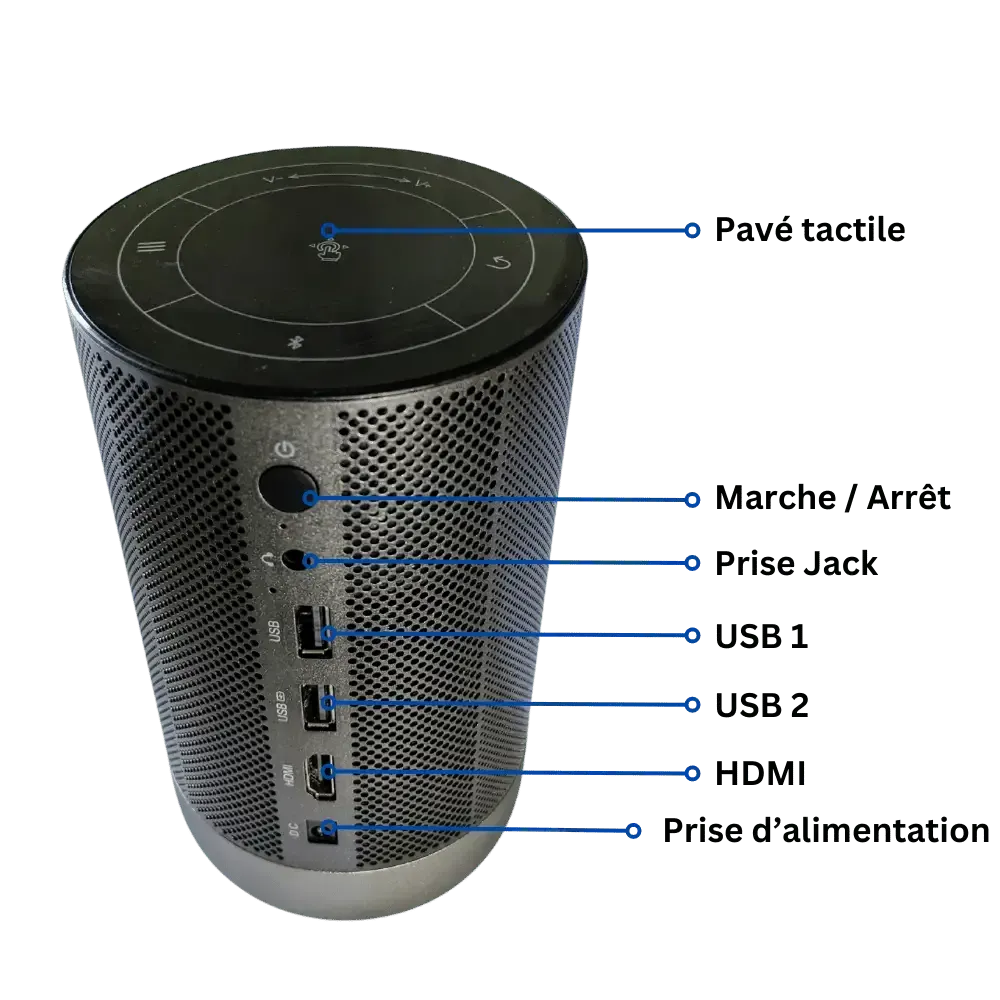 Cadeaux - Lenso Sil projecteur batterie film transportable chambre bureau professionnel - OUI SMART