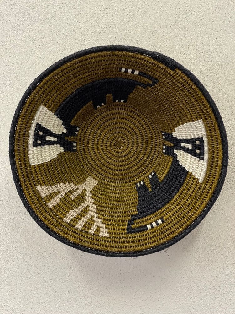 Other wall decoration - Mother of Pearl Lion Basket - MALKIA HOME