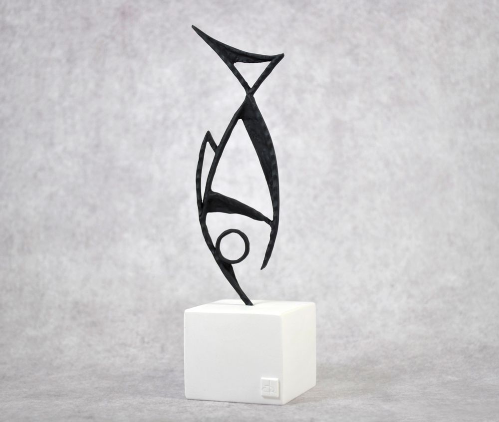 Sculptures, statuettes et miniatures - Statuette en bronze Poisson - MATTER.