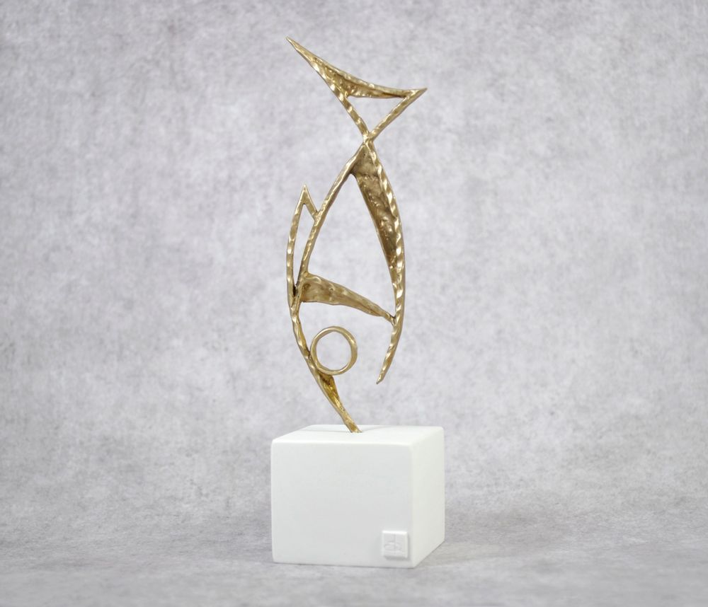 Sculptures, statuettes et miniatures - Statuette en bronze Poisson - MATTER.