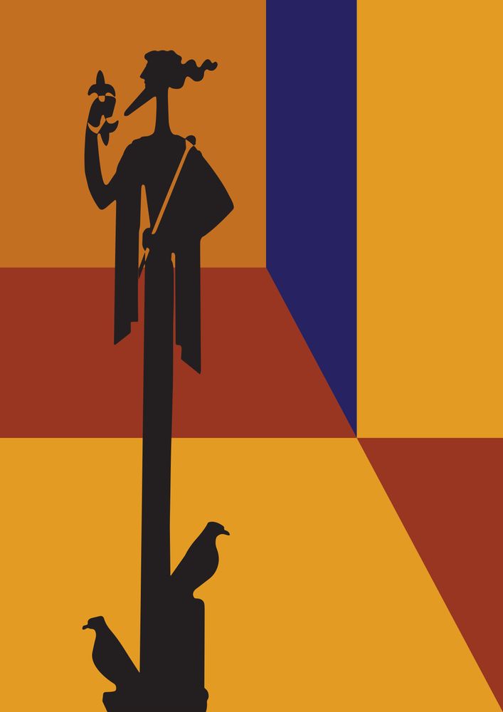 Poster - Poster Jupiter Bauhaus Minimal - MATTER.