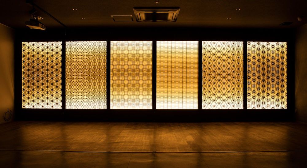 Decorative objects - Steel Window Frame with Japanese Traditional Pattern - MAASA BRAND