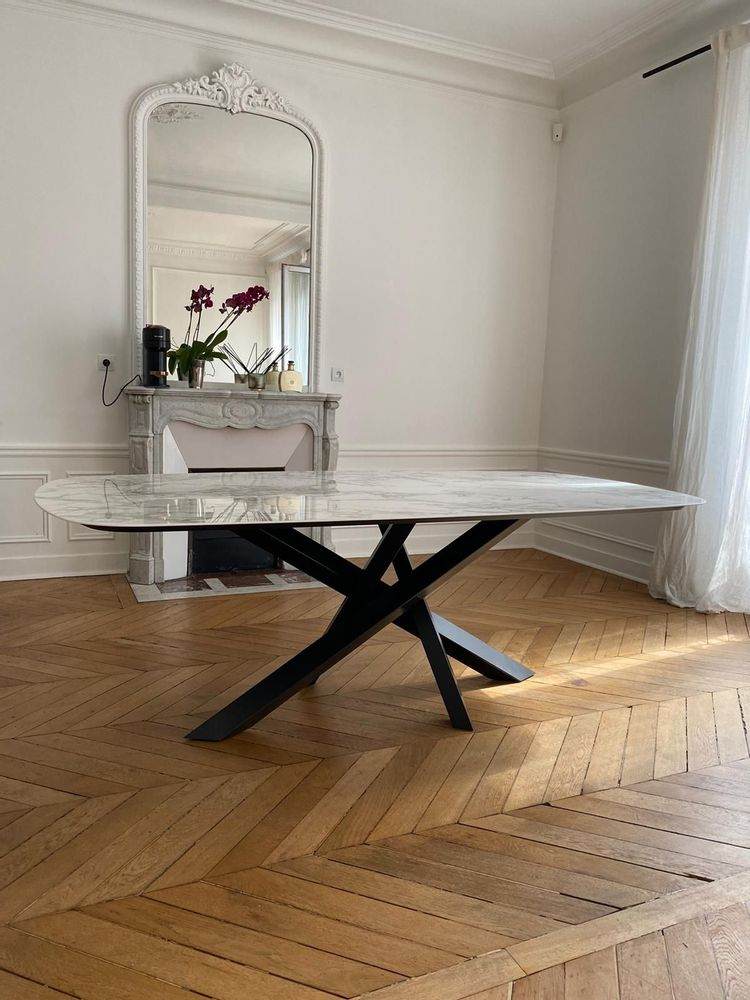 Dining Tables - Dining Table and Versatile Leg - COLOMBUS MANUFACTURE FRANCE