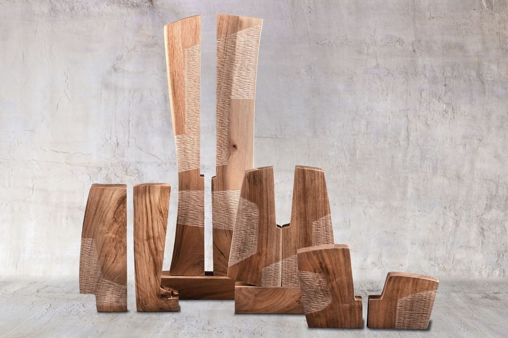 Sculptures, statuettes et miniatures - CUSCO : Sculpture design en bois - NILS ORM