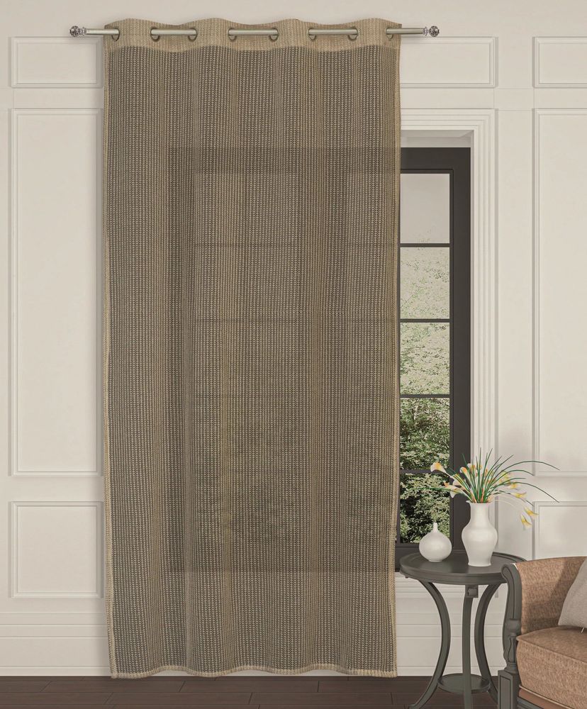 Curtains and window coverings - COOPER Voile Curtain - Natural Collar - Eyelet Panel - 140 x 260 cm - 100% polyester - IPC DECO DELL'ARTE