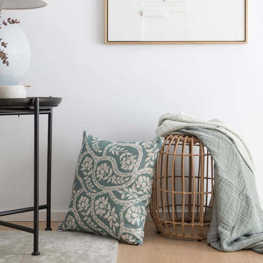 Bed linens - Cotton Gauze Plaid MAHE - MAHE HOMEWARE
