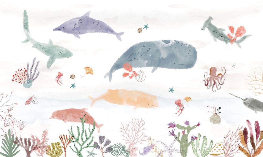 Wallpaper - Wallpaper No. 129 - Under the Ocean - WELLPAPERS