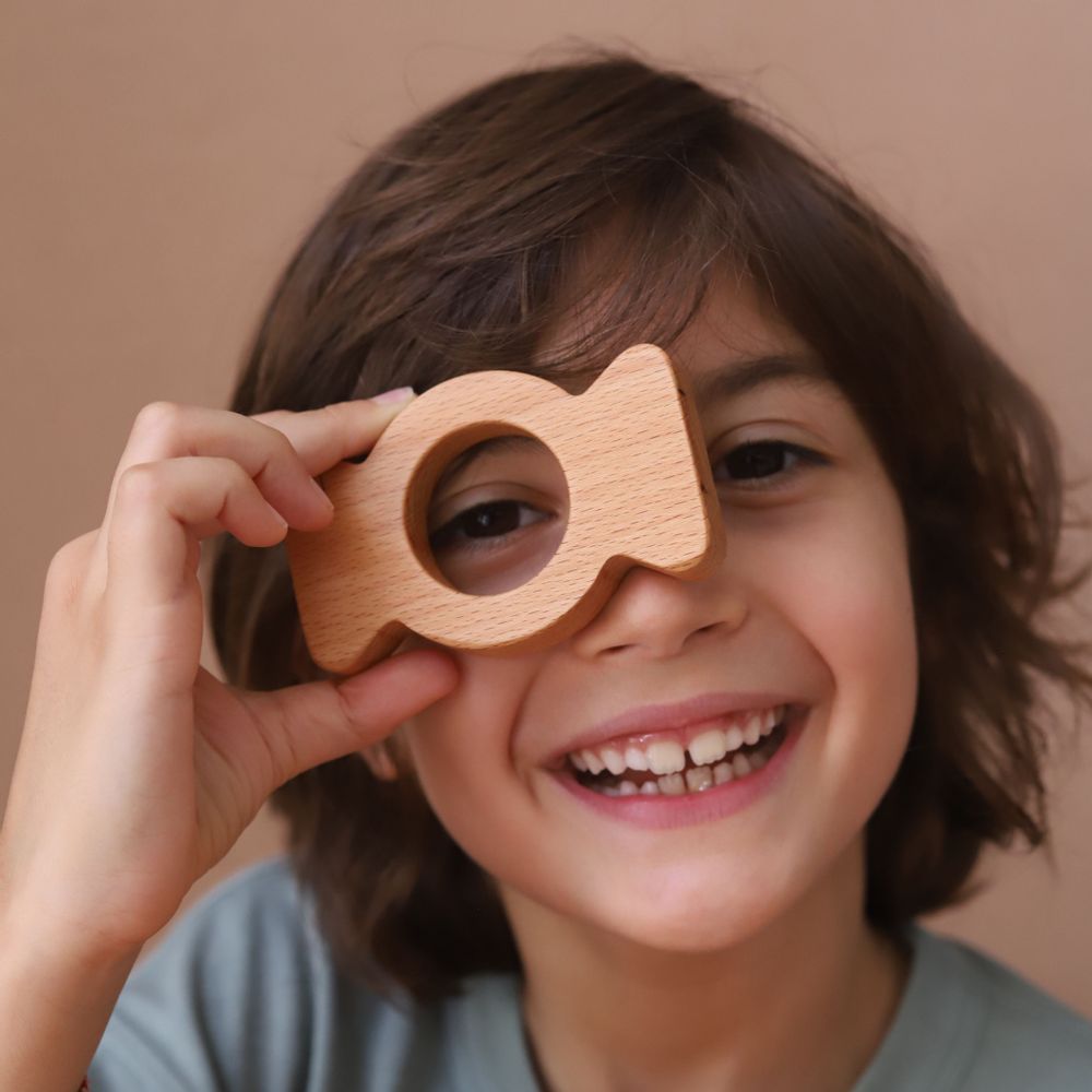 Cadeaux - Dolcetto Wooden Teether - THE TEA CLUB