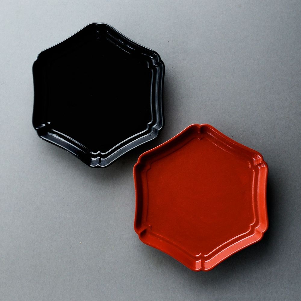 Formal plates - Tsubaki - MARUMITSU POTERIE