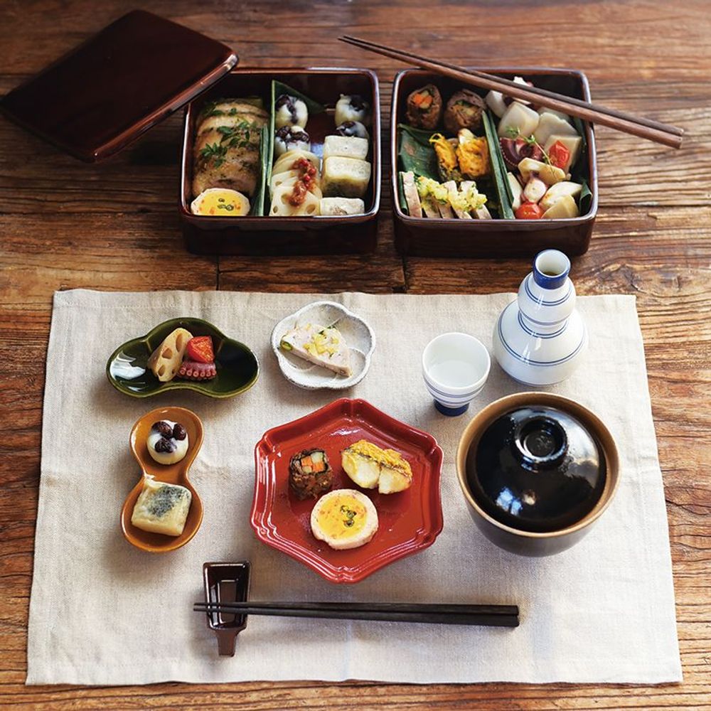 Formal plates - Tsubaki - MARUMITSU POTERIE