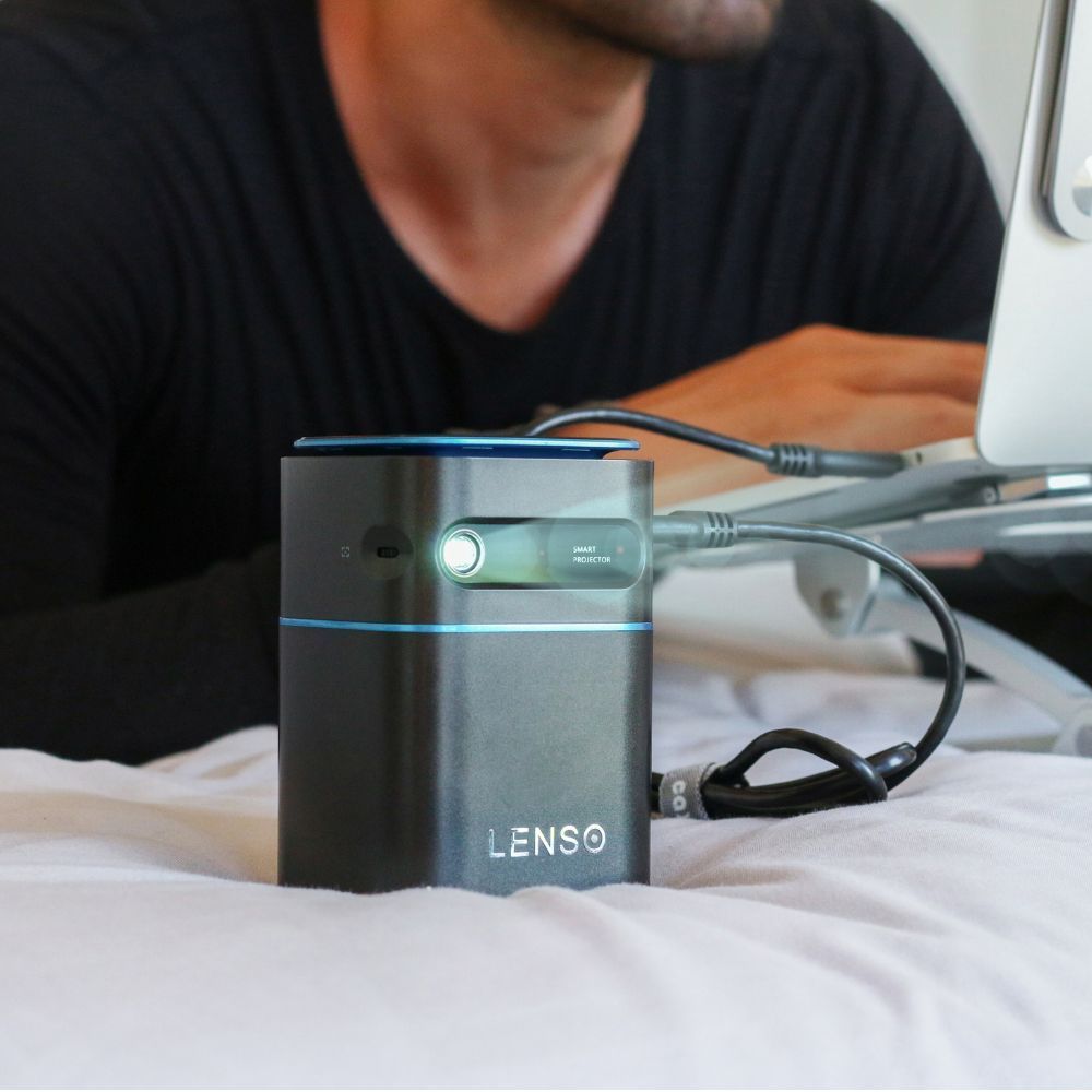 Other office supplies - Lenso See - 4K Portable HD Mini Video Projector - OUI SMART