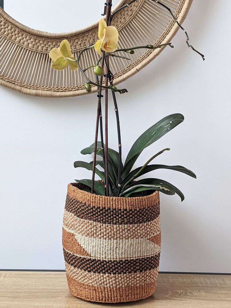 Objets de décoration - Panier cache-pot en sisal - MALKIA HOME