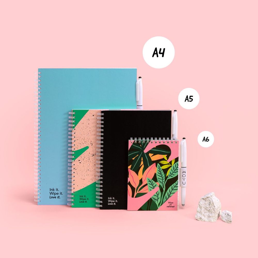 Papeterie bureau - MOYU Cahier effaçable A5 - MOYU B.V.